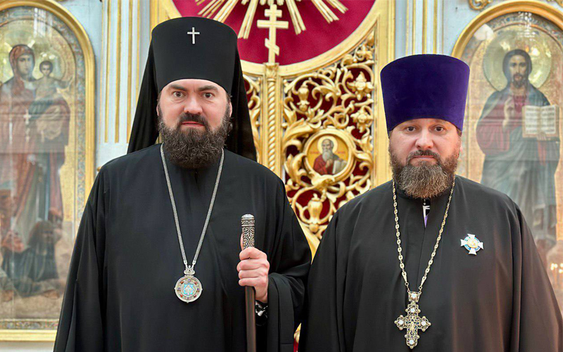 Настоятеля Никольского храма Ессентуков наградили Орденом Русской Православной Церкви.