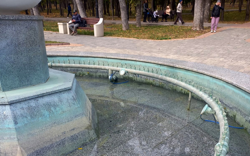 В Ессентуках начали консервацию фонтанов..