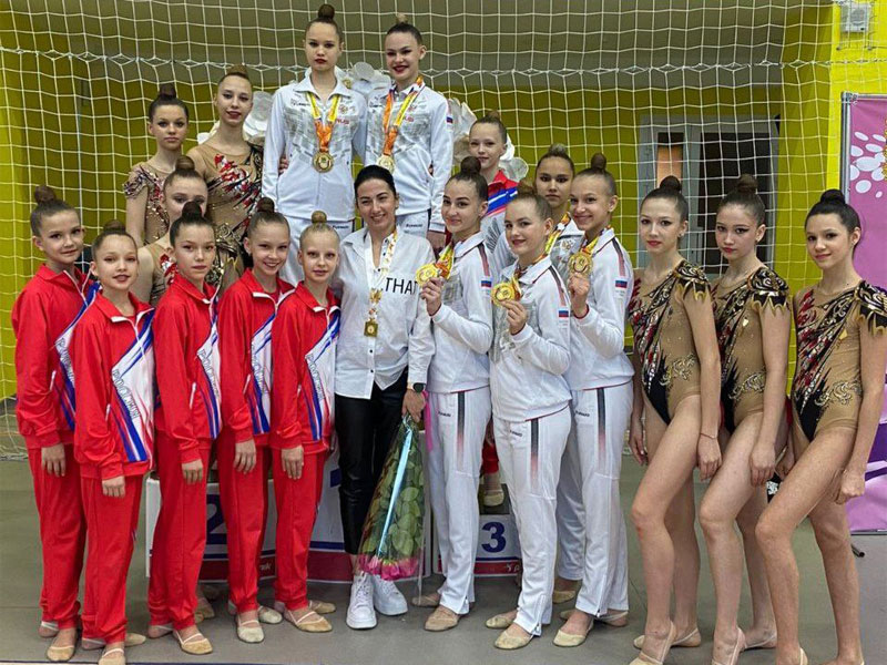 Ессентукские гимнастки стали лучшими на Чемпионате края.